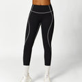 High Quality Women's High Waist Running Fitness Yoga Leggings Customizable Ready to Ship Solid Pattern Elastic Waist Closure