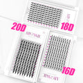 Abonnie 8D 9D Super Soft Premade Volume Fans Long Stem Promade Lash Extension 12D Wholesale False Eyelashes Pre Made Fan