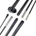 100% Fiberglass Wind-Friendly Knife Teardrop Shape Beach Flag Pole Outdoor Feather Flagpole for Event Usage
