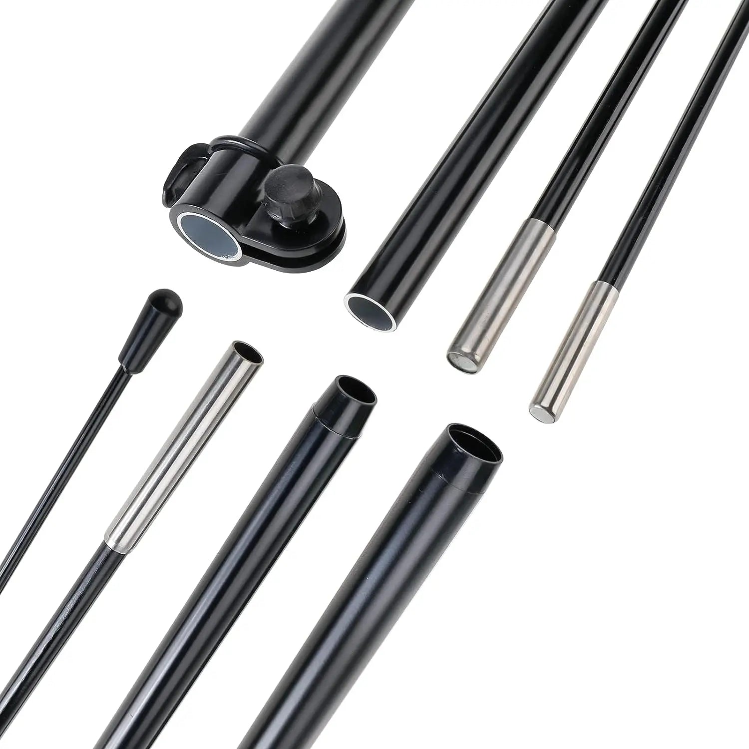 100% Fiberglass Wind-Friendly Knife Teardrop Shape Beach Flag Pole Outdoor Feather Flagpole for Event Usage