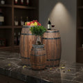 Wholesale Natural Wood Barrel Custom Logo  Decorative Bucket