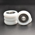 POM Ball Bearing Wheels for Aluminium Sliding Door and Window OEM Furniture Plastic Nylon Roller Wheel BSR60828-7 8x28x7mm