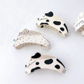 MIO Korean New Design Hair Claw Accessories Wholesale Dog Shape Acetate Rhinestone Claw Clips for Women Girls