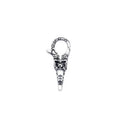 Wholesale Fancy Tiger Shaped Wild Animal 925 Silver Double Locks Lobster Clasp for Bracelets