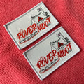 Paper Backing Best Quality Garment Woven Badgeultrasonic Cutting Armband Clothing Emblems for Uniform