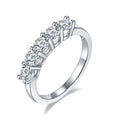 925 Silver Moissanite Ring Diamond Stone 3.5mm Round Moissanite Rings for Women
