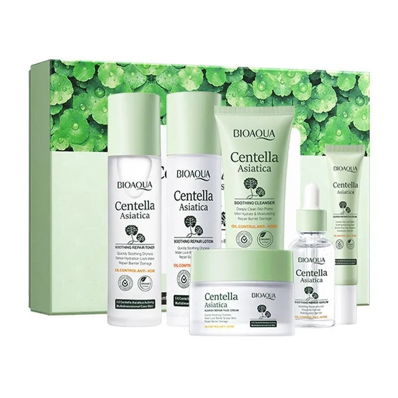 Centella Skin Care Set for Sensitive Skin Soothing Hydrating Skincare Kit Skin Care System Set