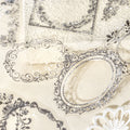 20 PET Stickers Per Pack Weaving Dream Lace Series Mottled Lace Handbook Decorative Material Stickers 6 Models