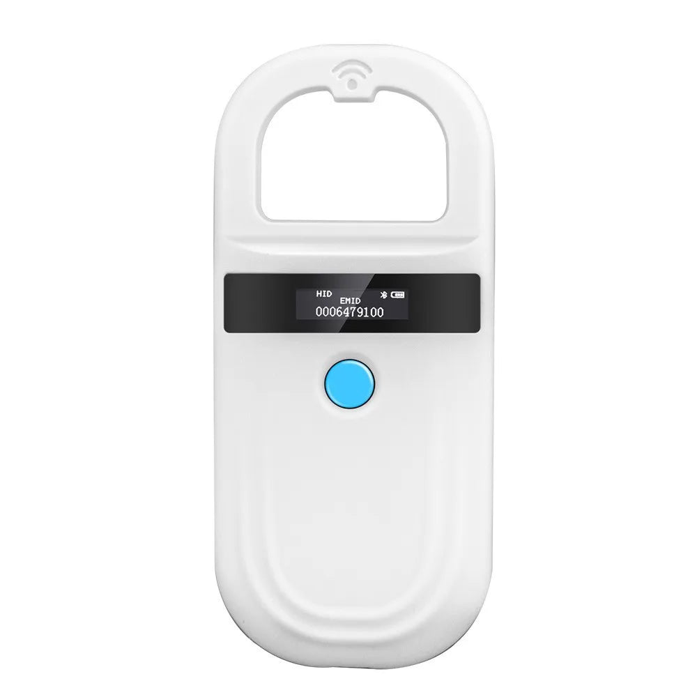 USB Reusable Handheld RFID Pet Chip Scanner 134.2K Dog Tag Reader for Outdoor New Year's Plastic Animal Chip Reader