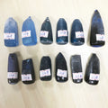 Wholesale Price Different Colors Light Blue Dark Blue Sapphire Synthetic Spinel Rough Gemstone