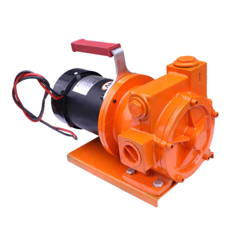 Portable 12V/24V Electric Oil Fuel Diesel Transfer Pump with Large Flow Rate 100LPM OEM Customized Support