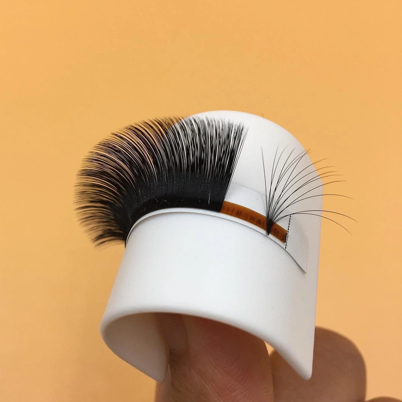 Matte Black Easy Fan Volume Lashes Soft Quality Silk Easy Fanning Eyelash Extensions 0.03 0.05 0.07mm