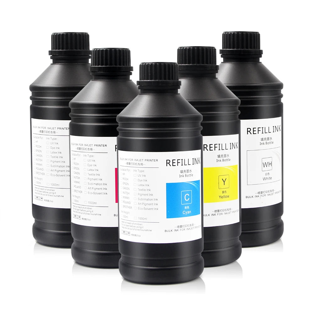 Ocbestjet Flexo LED UV Ink for Epson 1390 R1800 R1900 4800 4880 7880 UV Printer