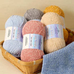 Manufacture AB Milk Cotton Yarn 100g 170m 30% Cotton 70% Acrylic Thread for Hand Crochet Knitting