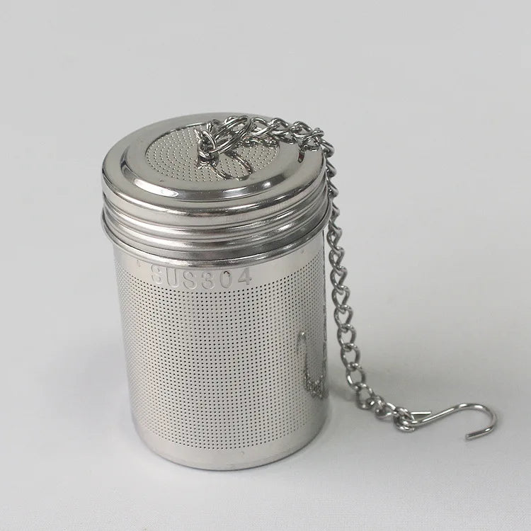 304 Stainless Steel Eco-Friendly Creative Style Tea Infuser Ball Reusable Tea Strainer with Lid for Kitchen Utensils Filters