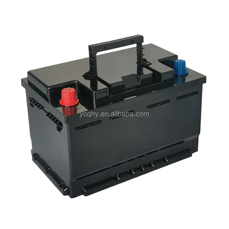 QHY Black ABS LifePO4 Battery Case for Car RV Truck 57117 Type 12V 100/120Ah