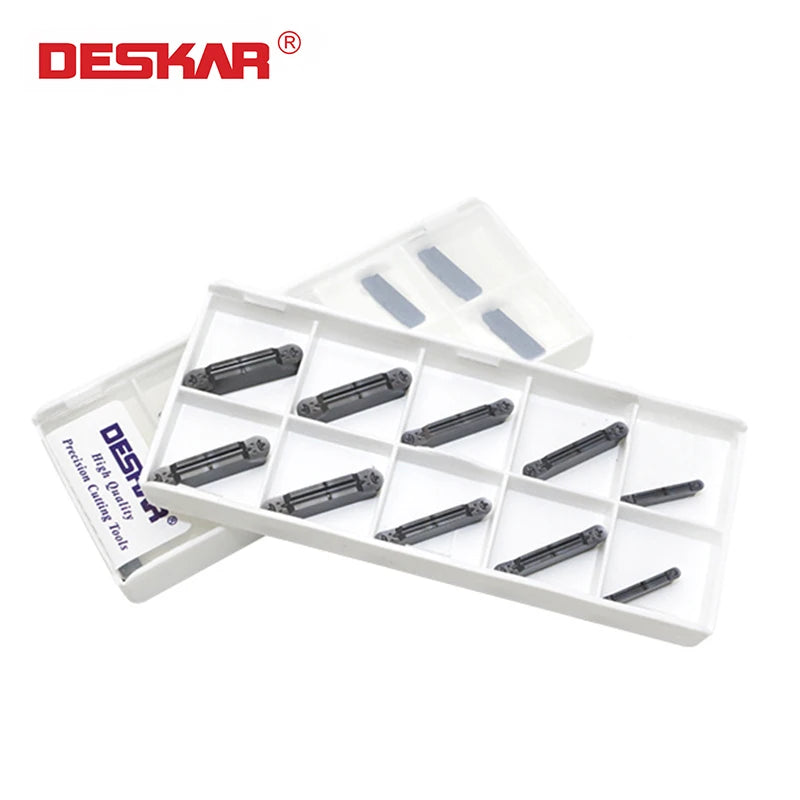 DESKAR CNC Lathe Carbide Pressed Slotting Blade Is Suitable for Steel Parts Stainless Steel Processing MRMN200 300 400-M LDA