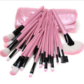 EVAL 32pcs Pink Best Quality Brushes for Make up with Pouch Bag Cosmetic Makeup Brush Set