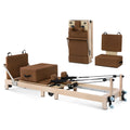 New Foldable Maple Pilates Reformer Custom Upholstery Color and logo