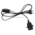 1.8 M Power Cord Cable E27 Pendant Lamp Holder Hagood EU/US Plug 303 Switch for Hanging Lamp LED Bulb Socket Household