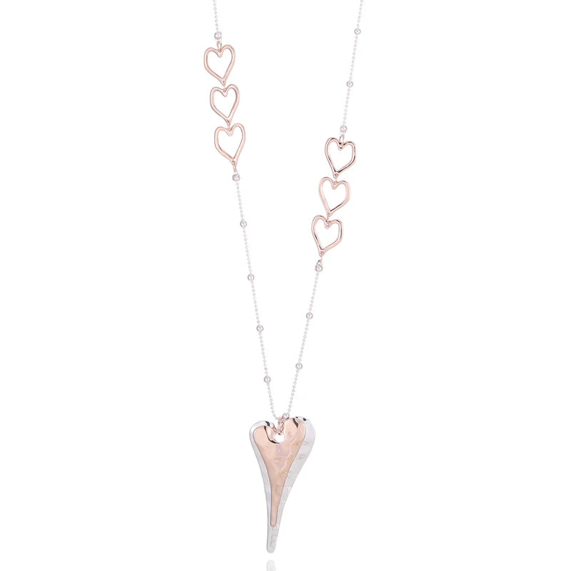 New Autumn Winter Sweater Year Love Beaded Pendant Long Necklace Creative Jewelry Chain