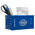 2020 New Company Gift Table Organizer Tissue Box Custom logo Shipping Container Tissue Box