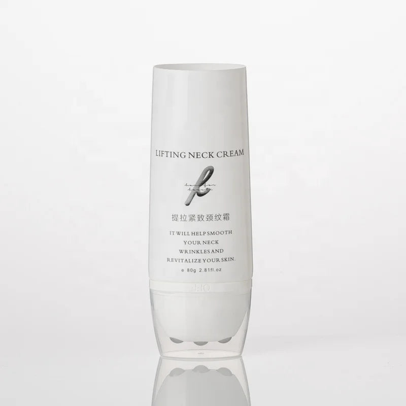 80g plastic Stainless Three Balls Roller Lotion Tube Turn on and Off Leakage Proof Roll-on Ball Skin Care Cream Tubes