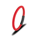 Custom Man Leather Bracelet Jewelry Black Stainless Steel Leather Cuff Bracelet for Man