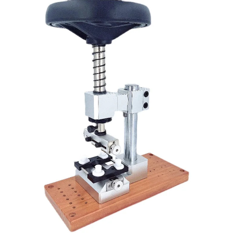High-quality 5700 Central Shaft Switch Screw Bud Bottom Cover Machine Open Watch Bottom Cover Wooden&metal Base Maintenance Tool