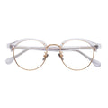Italian Optic Cellulose Acetate Frame Glasses with Blue Light Blocking Oval Style for Diamond Face Shape