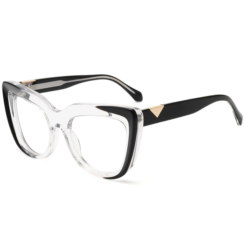 FEROCE Optical Cat Eye Designer Frames Acetate Optical Eyeglasses Eyewear Spectacles Eyeglass Frame