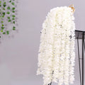 D-V001 Hot Sale Artificial String Hydrangea Flower Garland Silk Hanging Hydrangea Cattleya for Wedding Home Decor