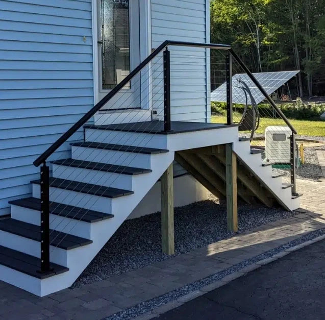 Reilbu Wholesale Price Railing Stainless Stair Deck Railing Balustrade Cable Railing