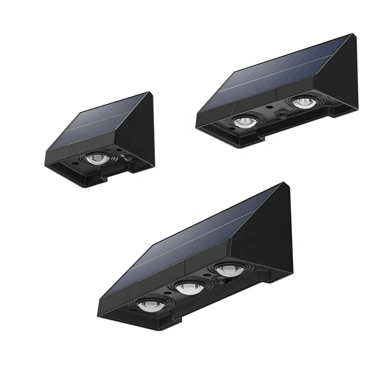 IP65 Waterproof Garden Solar Power Light Wall Accent Exterior Fence Patio Warm White Wall Mounted LED Solar Outdoor Wall Light