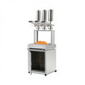 3PCS*5L Churros Filler With Cabinet Display Street Food Truck Use Churros Filling Churro Machine