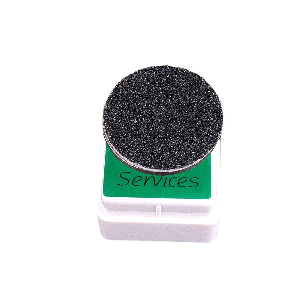 Sand Paper Nail Drill Bits Pedicure Manicure Sanding Disc 15mm 20mm  Holder with Portable Callus Remover Replaceable Sanding Pad