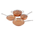 6pcs Eco-Friendly Stainless Steel Cookware Set Soup Pot Flat Bottom Frying Pan Kitchen Cooker for Gas Home Use Includes Metal