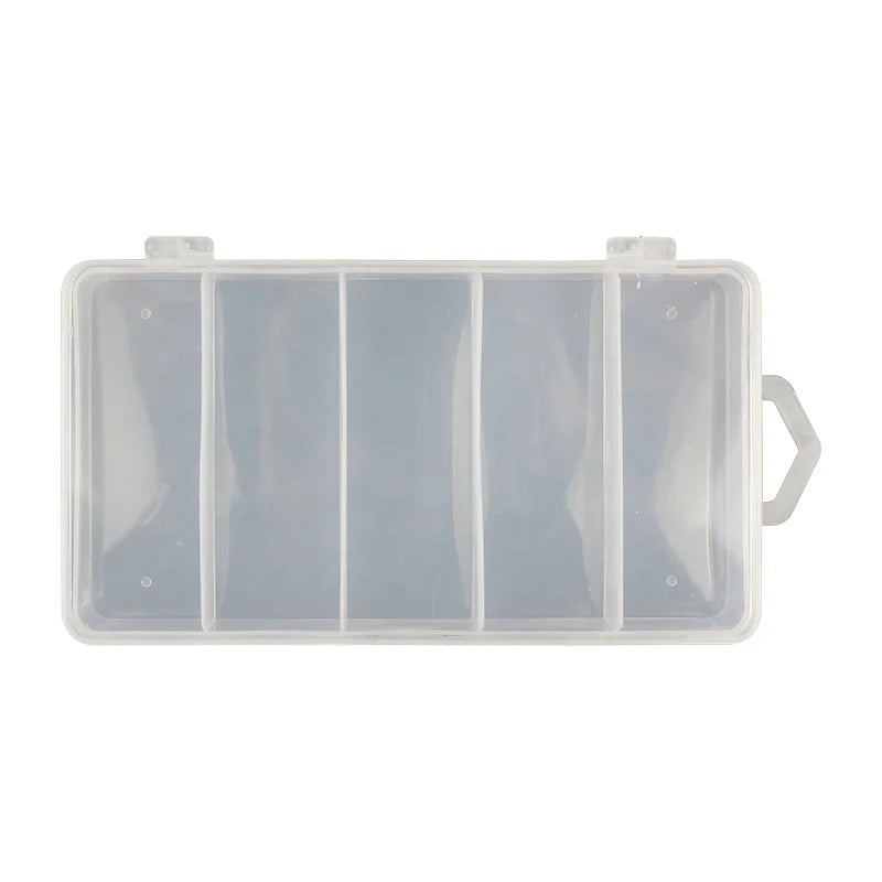 Multi-Cell Bionic Bait Fish Hook Storage Box Transparent PP Plastic Outdoor Sports Storage Case for River Lake Stream Fishing