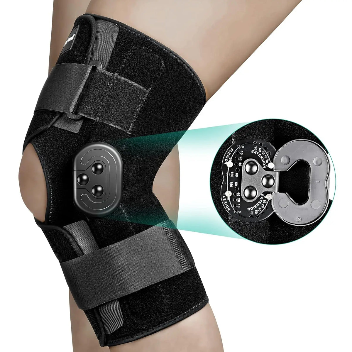 Neoprene Knee Support Braces Adjustable Rom Knee Brace Joint Arthritis Hinged Knee Brace MegaBDM