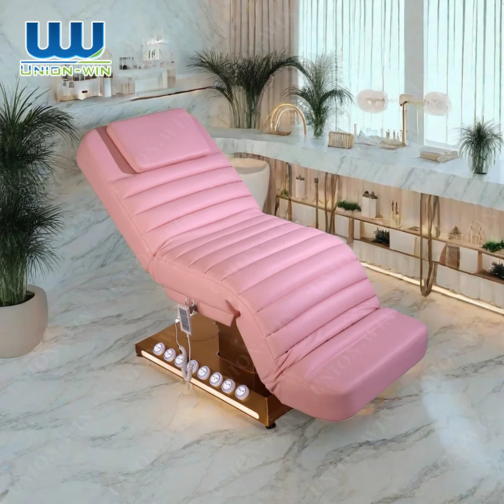 Unirelax Luxury Modern Curved Custom Cosmetic Beauty Table Massage Sleeping Master Spa Mattress Lash Beds