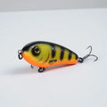 Selco Freshwater Bass Pike Hard Bait Fishing Lure High Frequency Rattle Action PVC for Lake and Stream Use Printed Condition