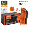 Textured Grip Keep Protected Your Hands Clean Orange Custom Mechanical Automotive Repairs Work Proof Gloves Disposable Nitrile