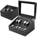 Wholesale Caja Enrolladora De Reloj 4 Slot Luxury Auto Box With 6 Watch Storage in Stock Modern Watch Winder Box