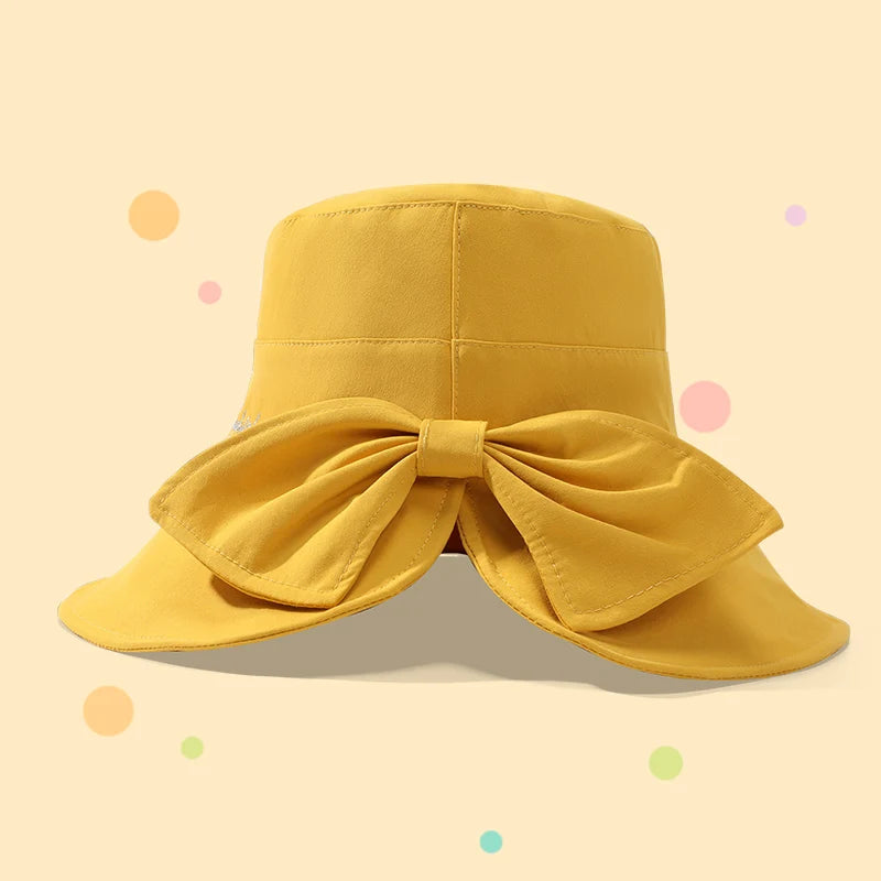 Wholesale Folding Cotton Wide Brim Sunscreen Girls Beach Travel Women Sun Cap Fisherman Bucket Hat