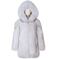 Ladies Fur Winter Warm Thick Full Pelt Women Long Fur Coat With Hood Fox Fur Coat for Ladies
