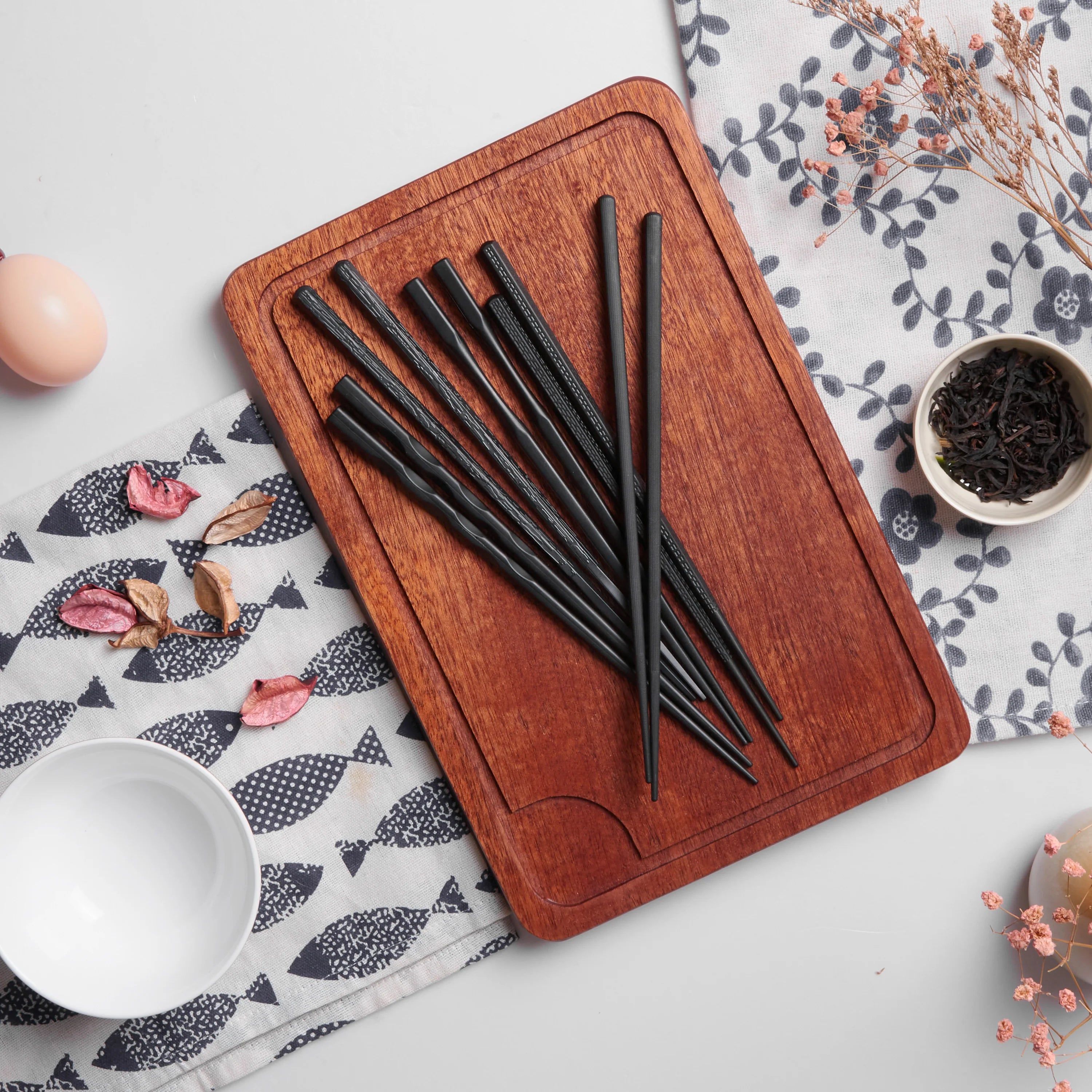 Stock Reusable Personalized  Chopsticks Black  Alloy Plastic Custom Chopsticks