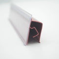 Customized Size Colors clear Plastic Strip Edging Shelf Talker for Retails