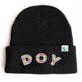 Fashionable Custom Logo Solid Color Warm Unisex Winter Crochet Acrylic Beanie Knitted Hats for Adult