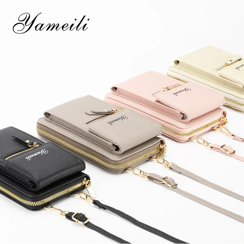 Wholesale Simple Zipper Mobile Phone Bag Multi-functional Mini Crossbody Bag