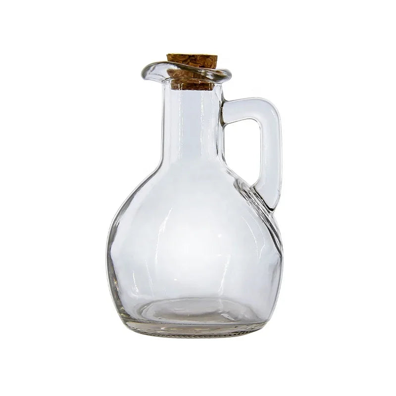 Best Cooking Oil Glass Bottle Edible Oil Pot Borosilicate Olive Oil Dispenser Vinegar Bottles for Kitchen Use Container with Lid